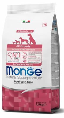 MONGE DOG PUPPY/JUNIOR MANZO/RISO KG 2,5