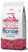MONGE DOG PUPPY/JUNIOR MANZO/RISO KG 2,5