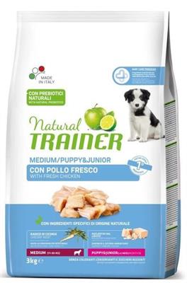 TRAINER NATURAL MEDIUM PUPPY JUNIOR POLLO KG 3