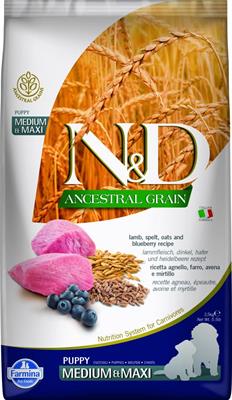 ND DOG ANCESTRAL MEDIUM/MAXI PUPPY AGNELLO KG 2,5