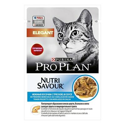 PRO PLAN CAT BUSTE ELEGANT MERLUZZO 26 x GR 85 NEW