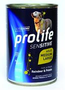 PROLIFE DOG UM SENSITIVE MEDIUM/LARGE RENNA GR 400 NEW