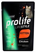 PROLIFE CAT UM LIFE BUSTE KITTEN POLLO 12 X GR 85 NEW