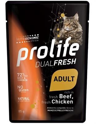 PROLIFE CAT UM  DUAL BUSTE MANZO/POLLO 12 X GR 85 NEW