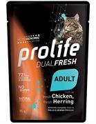 PROLIFE CAT UM  DUAL BUSTE POLLO/ARINGA 12 X GR 85 NEW