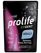 PROLIFE CAT UM EXIGENT BUSTE SALMONE/TROTA/ARINGA 12 X GR 85 NEW