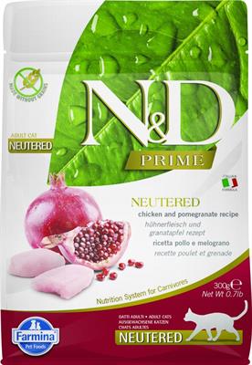 ND CAT PRIME NEUTERED POLLO/MELOGRANO GR 300