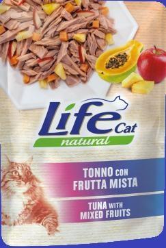 LIFECAT BUSTE 30 X GR 70 TONNO/MISTO FRUTTA
