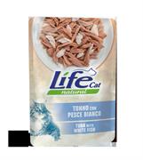LIFECAT BUSTE 30 X GR 70 TONNO/PESCE BIANCO