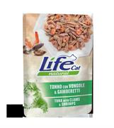 LIFECAT BUSTE 30 X GR 70 TONNO/VONGOLE/GAMBERETTI
