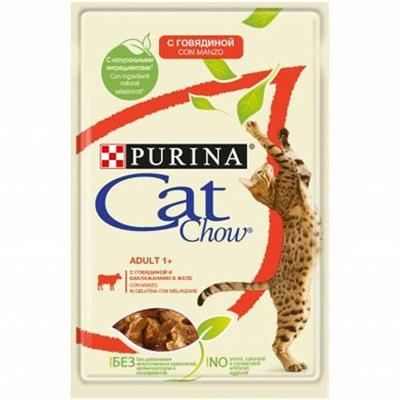 CAT CHOW BUSTE MANZO/MELANZANE 26 X GR 85