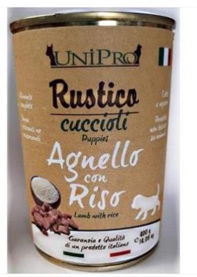 UNIPRO RUSTICO PUPPY AGNELLO/RISO GR 400