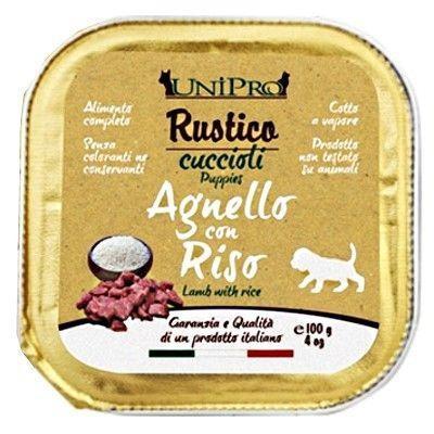 UNIPRO RUSTICO PUPPY AGNELLO/RISO 32 X GR 100