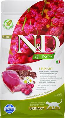 ND CAT QUINOA URINARY ANATRA/MIRTILLI/CAMOMILLA KG 1,5