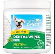 FRESH BREATH DENTAL WIPES 50 GARZE