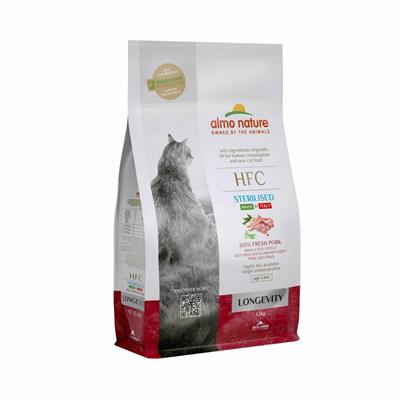 ALMO HFC CAT LONGEVITY STERILIZZATO MAIALE KG 1,2