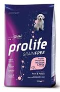 PROLIFE DOG GRAIN FREE MEDIUM/LARGE PUPPY MAIALE/PATATE KG 2,5