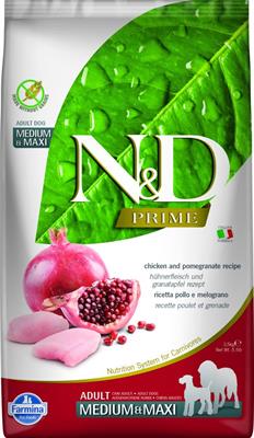 ND DOG PRIME MEDIUM/MAXI POLLO/MELOGRANO KG 2,5