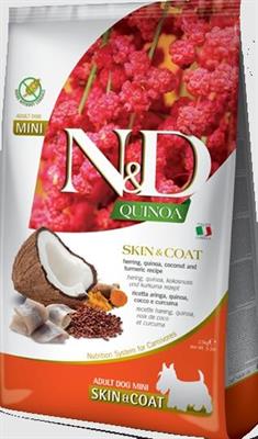 ND DOG QUINOA MINI SKIN/COAT ARINGA/COCCO/CURCUMA KG 2,5