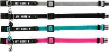 TX COLLARE NYLON GATTO CON PORTA INDIRIZZO