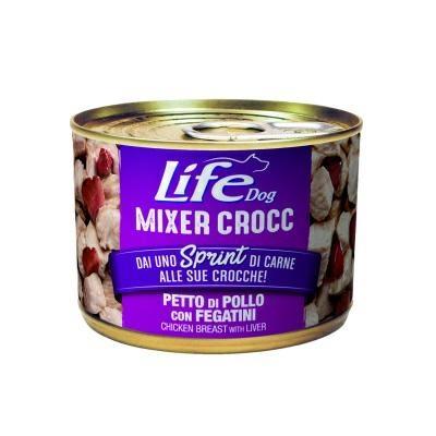 LIFEDOG MIXER CROC GR 150 PETTO DI POLLO/FEGATINI
