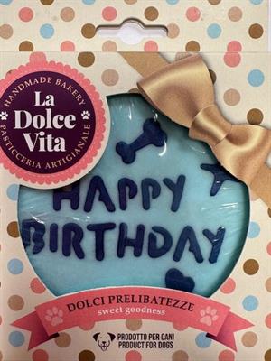 LEO TORTA DI COMPLEANNO HAPPY BIRTHDAY GR 90 AZZURRA