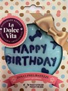 LEO TORTA DI COMPLEANNO HAPPY BIRTHDAY GR 90 AZZURRA