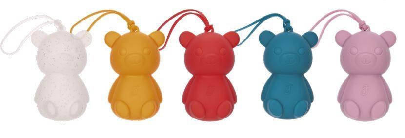 FERRIBIELLA PORTASACCHETTI TEDDY SILICONE PETROLIO