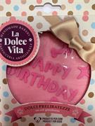 LEO TORTA DI COMPLEANNO HAPPY BIRTHDAY GR 90 ROSA