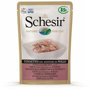 SCHESIR CAT BUSTE TONNO AFFUMICATO / POLLO 20 X GR 85