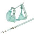 TX PETTORINA JUNIOR MORBIDA CON GUINZAGLIO M/L MENTA
