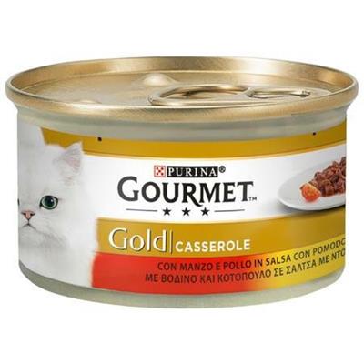 GOURMET GOLD CASSERUOLE MANZO/POLLO GR 85