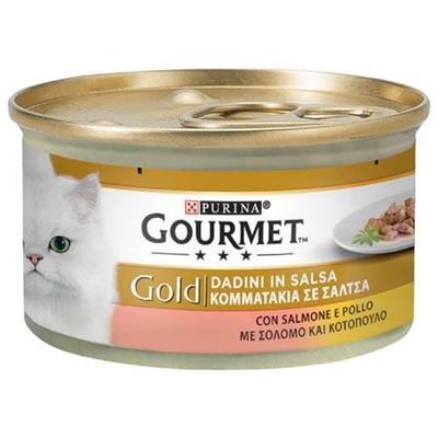 GOURMET GOLD DADINI SALSA SALMONE/POLLO GR 85