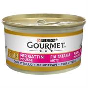 GOURMET GOLD MOUSSE GATTINI VITELLO GR 85