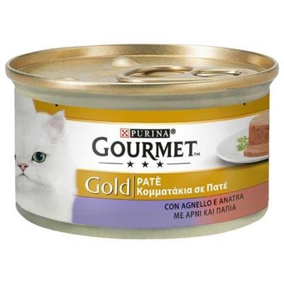 GOURMET GOLD PATÈ AGNELLO/ANATRA GR 85