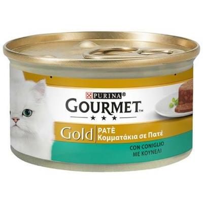 GOURMET GOLD PATÈ CONIGLIO GR 85