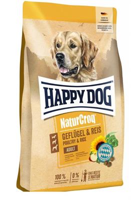 HAPPYDOG NATURCROQ POLLO/RISO KG 11 NEW