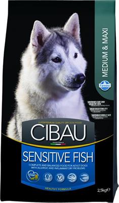CIBAU SENSITIVE MEDIUM/MAXI PESCE KG 2,5