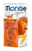 MONGE CAT SUPREME BUSTE TONNO/ZUCCA/BABY CORN 24 X GR 80