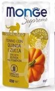 MONGE CAT SUPREME BUSTE STERIL TONNO/QUINOA/ZUCCA 24 X GR 80