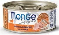 MONGE CAT SUPREME STERIL TONNO/GRANCHIO GR 80