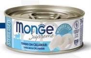 MONGE CAT SUPREME STERIL TONNO/CALAMARI GR 80