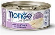 MONGE CAT SUPREME STERIL TONNO/SPIGOLA GR 80