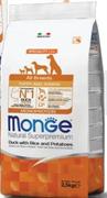 MONGE DOG PUPPY/JUNIOR ANATRA/RISO/PATATE KG 2,5
