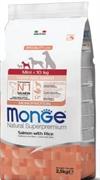 MONGE DOG MINI PUPPY/JUNIOR SALMONE KG 2,5