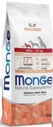 MONGE DOG MINI PUPPY/JUNIOR SALMONE KG 7,5