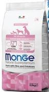 MONGE DOG PUPPY/JUNIOR MAIALE/RISO/PATATE KG 2,5