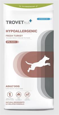 TROVET DOG HYPOALLERGENIC TACCHINO KG 10