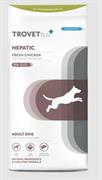TROVET DOG HEPATIC POLLO KG 10