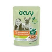 OASY DOG STRACCETTI BUSTA SALMONE/PATATE 22 X GR 100